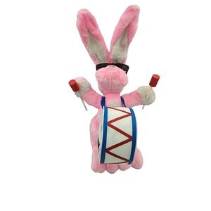 1995‎ Energizer Bunny Plush Drum Sunglasses Pink Mascot 22" Vintage Promo Toy